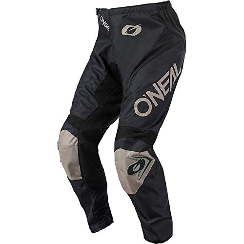 O'Neal | Pantalones de Motocicleta | Enduro Motocross | máxima Libertad de Movimiento, diseño Transpirable y Duradero | Pantalones Matrix Ridewear | Adultos | Negro Gris | Talla 32/48