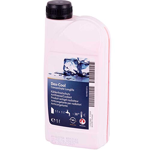 OPEL DEXCOOL ANTICONGELANTE PURO LONG LIFE 1 L color Rojo