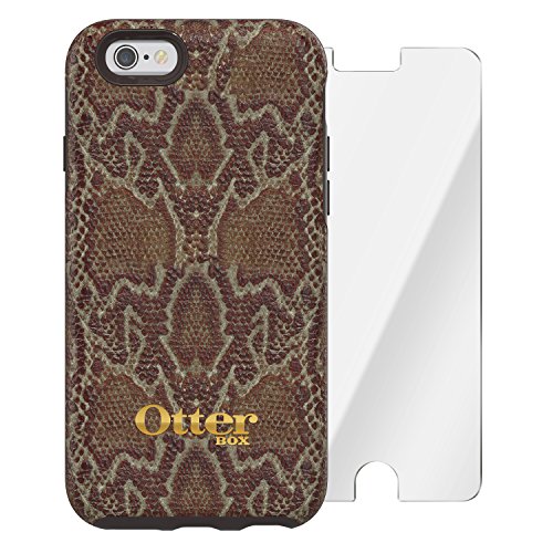 OtterBox Strada - Funda con protector de pantalla de cristal para Apple iPhone 7, marrón