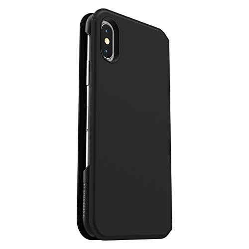 Otterbox Strada Via - Funda de Protección con Tapa Folio para Apple iPhone X/XS, Negra