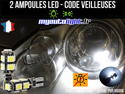 Pack de faros LED de color blanco xenón para Porsche Cayenne