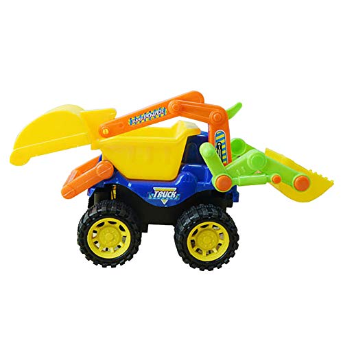 Pala de juguete con cargador de dirección, pala retrocaveadora y tractor, playa, castillo, juguete para niños