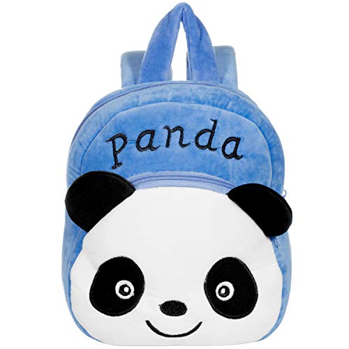 Panda Mochila para niños, Remebe Primaria Pequeña Guardería Mochila Preescolar, Animal Mochila Escolar Toddler Kids Mochila Escolar para niños DE 2-5 años Dibujo de Animal Lindo (Panda, 27 x 26 x 5cm)