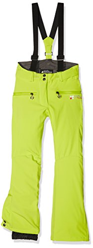 Peak Mountain GAFUZZI – Pantalón para niña, Color Verde, tamaño 16 años