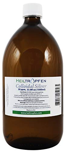 Plata coloidal 30 ppm 33.8 fl oz - 1000 ml | Heiltropfen®