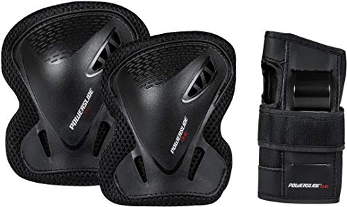 Powerslide One Basic Adult TR-Pack - Protector para Patines, Todo el año, Unisex Adulto, Color Negro, tamaño Extra-Large