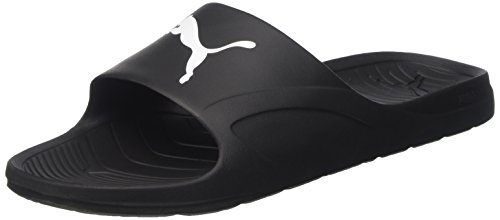 PUMA Divecat, Sandalias Deslizantes Unisex-Adulto, Negro (Black/White), 39 EU