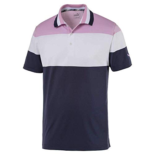 PUMA Polo para Hombre 2019 90, Hombre, Polo, 577892, Rosa pálido, M