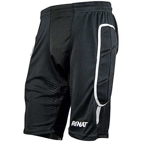 Rinat Short Moya Pantalón Corto De Portero, Unisex Adulto, Negro, Am