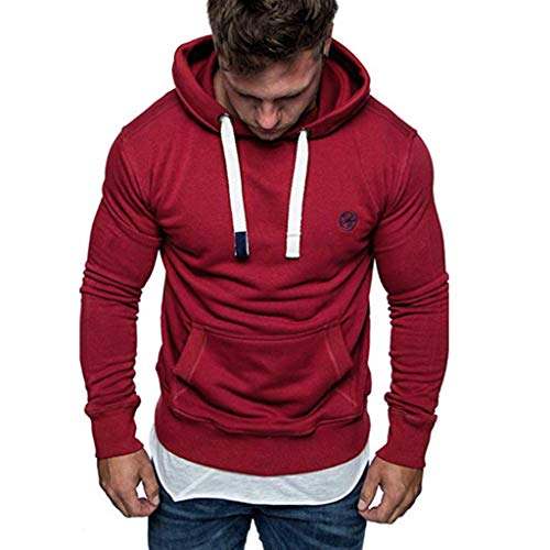 riou ¡Oferta Sudaderas con Capucha para Hombre Cosy Chaqueta Deportiva Sudadera con Cremallera Completa Slim Fit Hoodie Casual Jerséis Adolescente Top Blouse ¡Caliente!