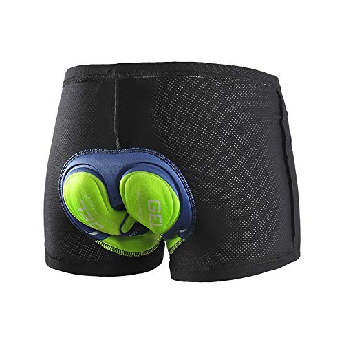 Ropa Interior de Ciclismo CXL Pantalones de Ciclismo para Hombres Pantalones Cortos de Bicicleta engrosados ​​de Silicona Transpirables Equipos de equitación Ajustados