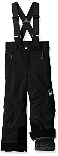 Spyder Mini Propulsion - Pantalón de esquí para niños, Color Negro y Negro