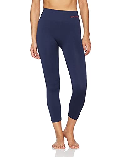 Sundried Leggings recortada 3/4 Capri Yoga Medias Mujeres Running Training (azul, XL)