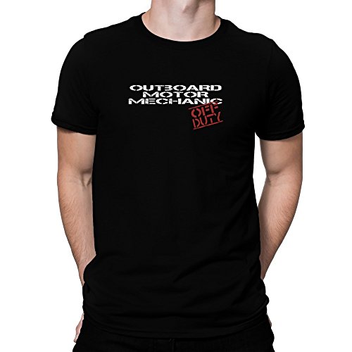 Teeburon Outboard Motor Mechanic Off Duty Camiseta