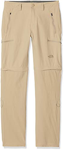 The North Face Exploration Convertible Pantalones, Hombre, Dune Beige, 30