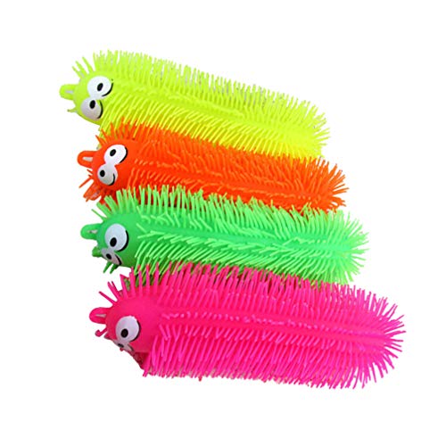 Tomaibaby Orugas Luminosas Suaves - Caterpillar Juguetes para Niños Juguete Sensorial para Insectos Juguetes para Niños Pequeños Adultos (Color Aleatorio)