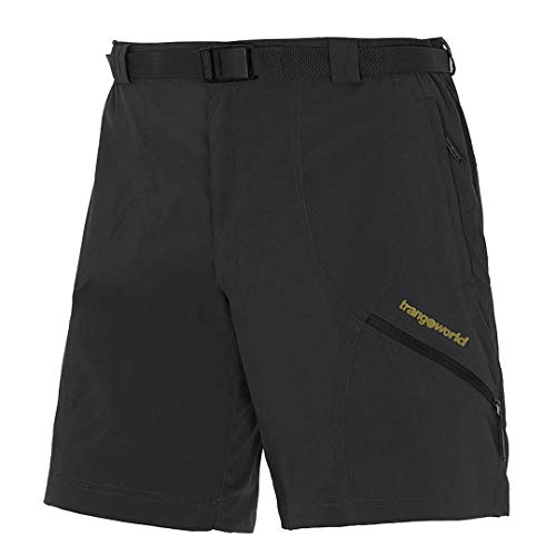 Trangoworld Limut Dn Pant. Corto, Hombre, Negro, 2XL