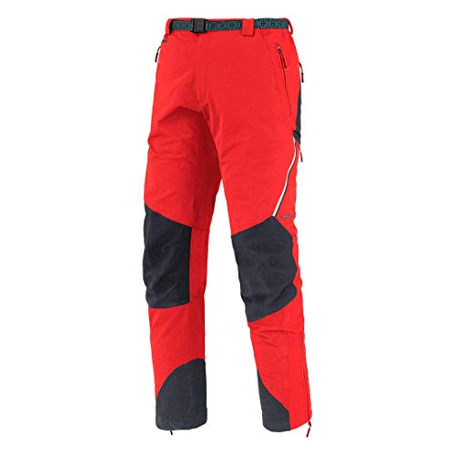 Trangoworld Prote Fi Pant. Largo, Hombre, Rojo/Antracita, M