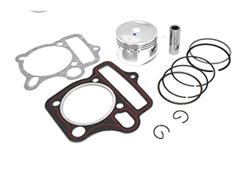 TTRS Store 52.4 mm Kit de Anillos de pistón de 14 mm 125cc 1p52fmi yinxiang yx125cc Lifan KAYA XMOTOS Apolo Orion Dirt Pit Bikes Parts (Color : Piston Gasket Kit)