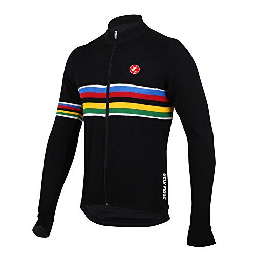 Uglyfrog Bike Wear de Manga Larga Maillot Ciclismo Hombre Equipos Una Gran Cantidad de Colores Eshslj09