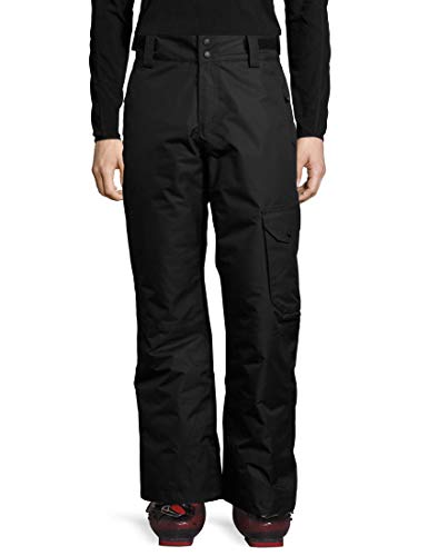 Ultrasport Advanced Pantalones de esquí y snowboard para hombre Cargo, pantalones de invierno, pantalones de esquí, pantalones de nieve, pantalones funcionales, Negro, XL