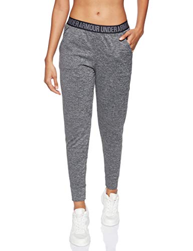 Under Armour Play Up Pant-Twist Pantalón, Mujer, Negro (Black/Metallic Silver 001), M