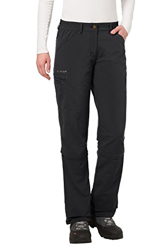 VAUDE Hose Women's Farley ZO Capri Pants - Pantalones para Mujer, Color Negro, Talla 44