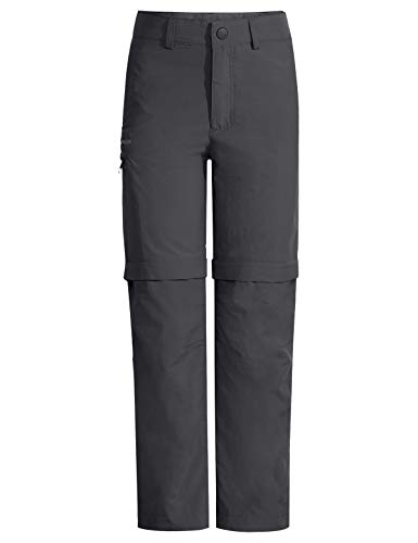 VAUDE Pantalones Infantiles Unisex para niños Detective Antimos Zo Pants, Unisex niños, Pantalones, 42260, Gris, 110-116