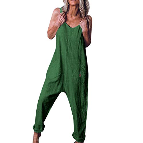 Vectry Mono Elegante Mujer Fiesta Mujer Bodysuit Pantalones Sueltos Mujer Jumpsuit Mujer Blanco Monos Estampados Mujer Mono Mujer Verde