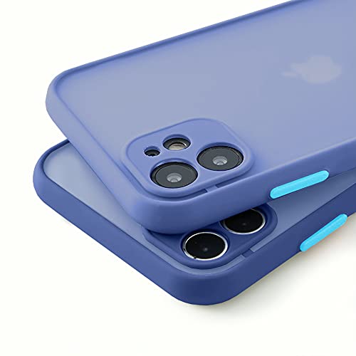 VUTR Funda Resistente Opaca para iPhone 11 [Protector de Lentes Integrado] Paragolpes de Silicona Protección a Prueba de Golpes Elegante y Suave Carcasa Delgada para iPhone 11 - Gris Lila