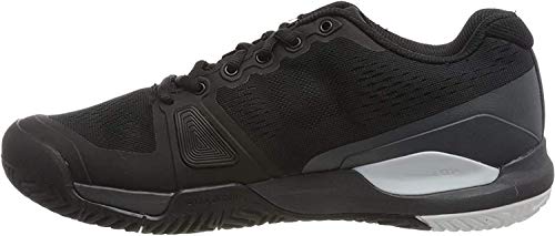 Wilson Rush Pro 3.0, Zapatilla de Tenis, para Todo Tipo de Superficies, tenistas de Cualquier Nivel para Hombre, Negro/Gris/Blanco, número 46 EU