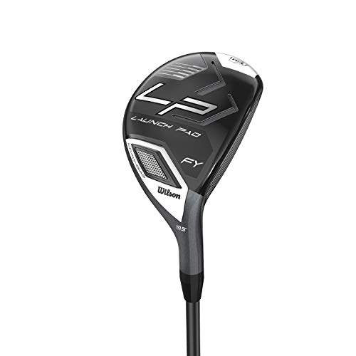 Wilson Staff Híbrido Launch Pad FY Palo de Golf, R-Flex, para diestros, Varilla de Grafito, para Hombres, Loft 19.5°