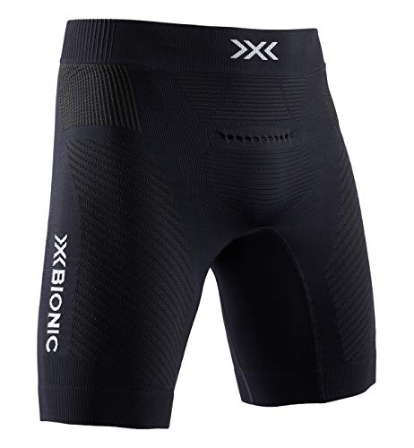 X-Bionic Regulator Run Speed Pantalón Corto, Hombre, Negro, S