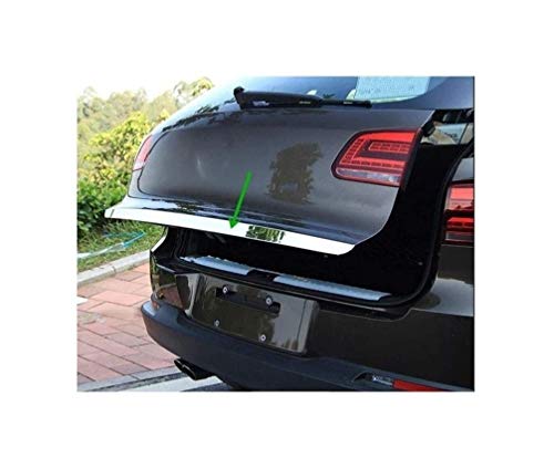 XHSM Coche Maletero para V&W Tiguan 2010-2016 2017 2018 Protector Parachoques Protección Trasera Coche Acero Inoxidable Cubierta Ajuste Placas Protección Maletero