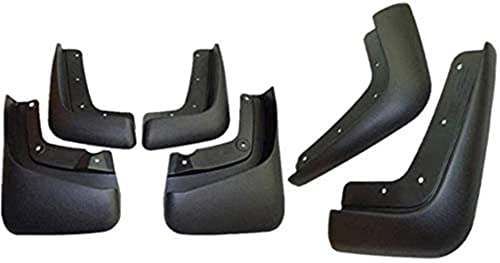 YBNB Guardabarros De Goma De 4 Piezas, Color Negro, para Volvo S60 2013-2020, Tornillos De Juego De Guardabarros Delanteros Y Traseros, Estilo De Guardabarros Mejorado Y Accesorios para El Cuerpo