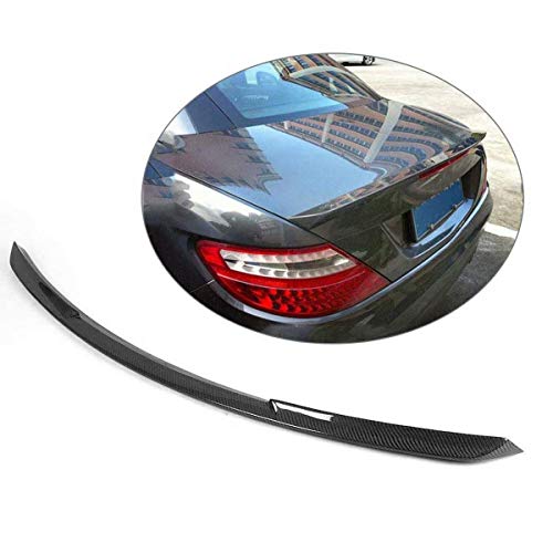 YMSHD Adecuado para Mercedes para Benz 2012-2013 SLK Clase R172 Fibra de Carbono CF alerón Trasero ala Trasera