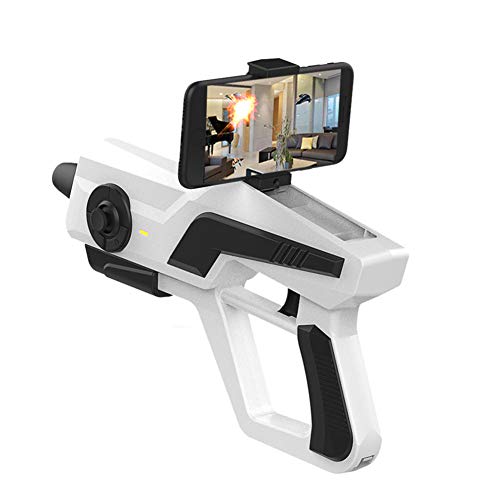 Z-XFY Gamepad, somatosensoriales AR Pistola Controlador Bluetooth móvil Juego de Realidad Aumentada de Disparo preciso de descompresión de Juguete Blanco