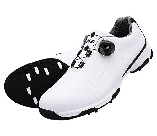 Zapatos de Golf Impermeables Antideslizantes para Hombre con Sistema de Encaje Boa