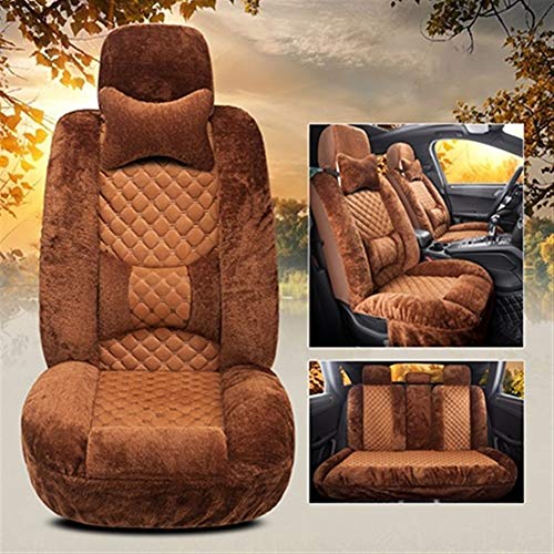 ZhengELE Fundas para Asientos de Coche Car Seat Covers Automóviles Invierno Cálido Asientos Cubierta de imitación de Lana for Opel Astra Zafira Tourer K Insignias 2014 Meriva B Vectra C