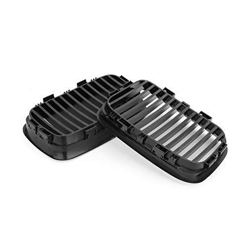 ZLNCJDM Ridney Sport Grills, para 3 Series E36 1992-1996 Accesorios para automóviles Delanteros de la Parte Superior Delantero,Gblack