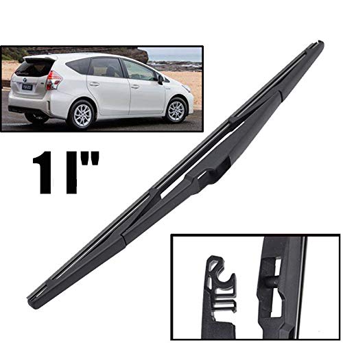 ZYDSD Limpiador 11" Parabrisas Posterior lámina for el Toyota Prius V 2012-2017 2016 Parabrisas Parabrisas Ventana indiscreta