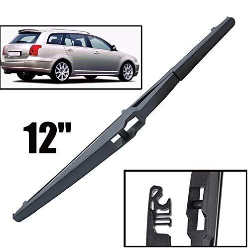 ZYDSD Limpiaparabrisas 12" Parabrisas Posterior lámina for el Toyota Avensis Estate Carro T250 2003-2009 Parabrisas Parabrisas Ventana indiscreta