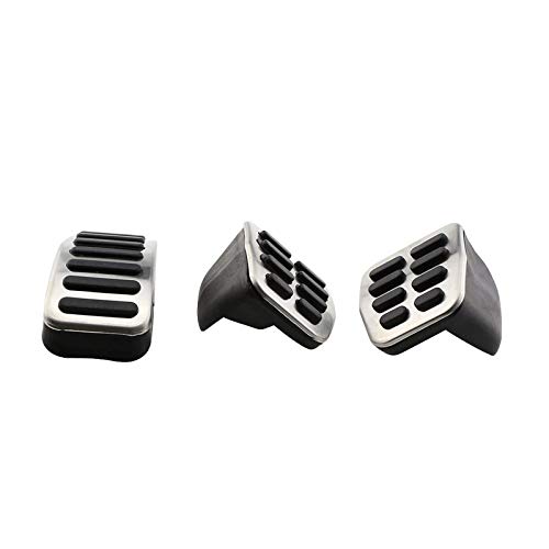 1 juego de pedales de freno de gas de coche de acero inoxidable, para Skoda Fabia I II 19992015 Octavia 1U 19962010 (Nicht 1Z Modelle) Roomste Parts