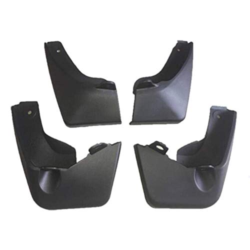 4 aletas delanteras traseras para guardabarros para Toyota VITZ 2010 2011 2012 2013 2014-2018 (negro)