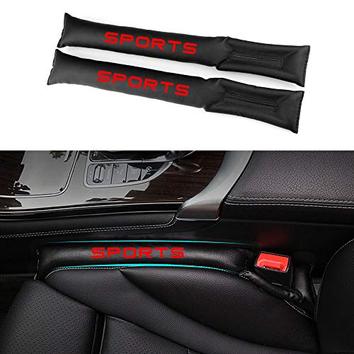 8X-SPEED para Rifter Relleno Ranura Asiento de Coche Evita Que los artículos se caigan Acolchado del Espaciador de Cojín Automóvil Accesorios 2 Piezas Rojo