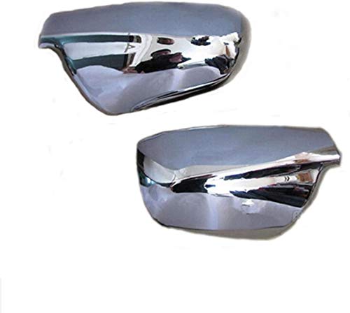 Accesorios fiables Retrovisor espejo cubierta accesorios de coche puerta ala lateral retrovisor espejo espejo lateral espejo cubierta de cromo ajuste para PEUGEOT 307 CC SW 407 2004-2012 Accesorios 2p