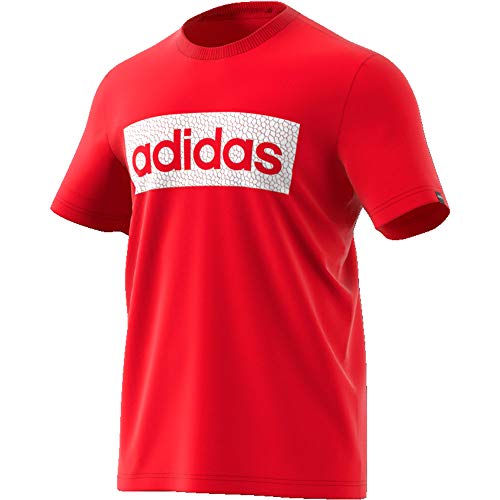 adidas M Pff Box T Camiseta de Manga Corta, Hombre, Scarlet/White, S