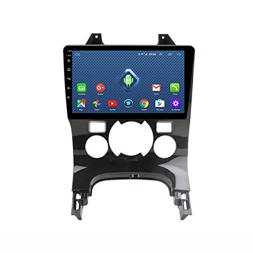 Android 9.1 8 Core 2G + 32G 2.5D Pantalla Coche DVD Control Del Volante Reproductor De Video Navegación GPS Multimedia Para Peugeot (3008) 2013-2018 Añ(Color:Aire acondicionado automático,Size:4G+64G)