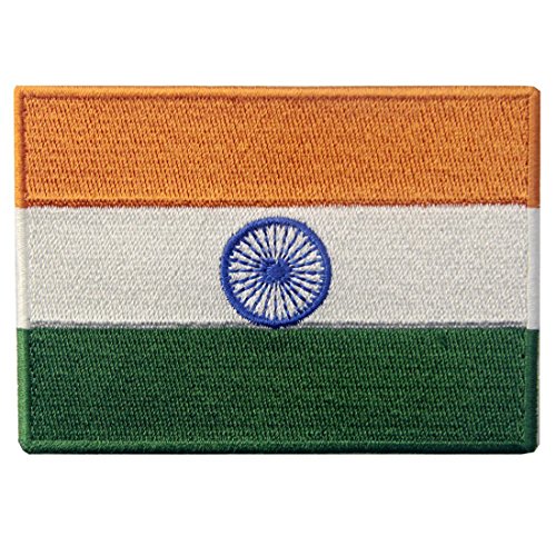 Bandera de la India Indio Parche Bordado de Aplicación con Plancha