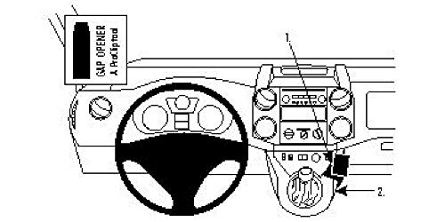 Brodit ProClip 854210 Kit de Coche Ángulo De Montaje Bajo